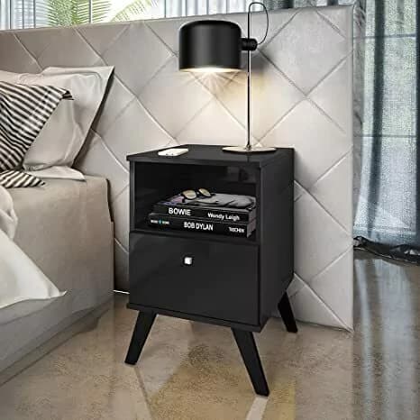 Mesa de Cabeceira MovelBento (preto)