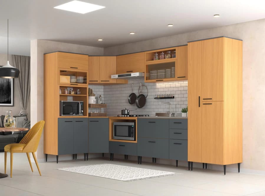 Cozinha Modulada Móveis Sul Flora