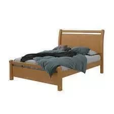 Cama Lopas Real 1,40m (amendoa)