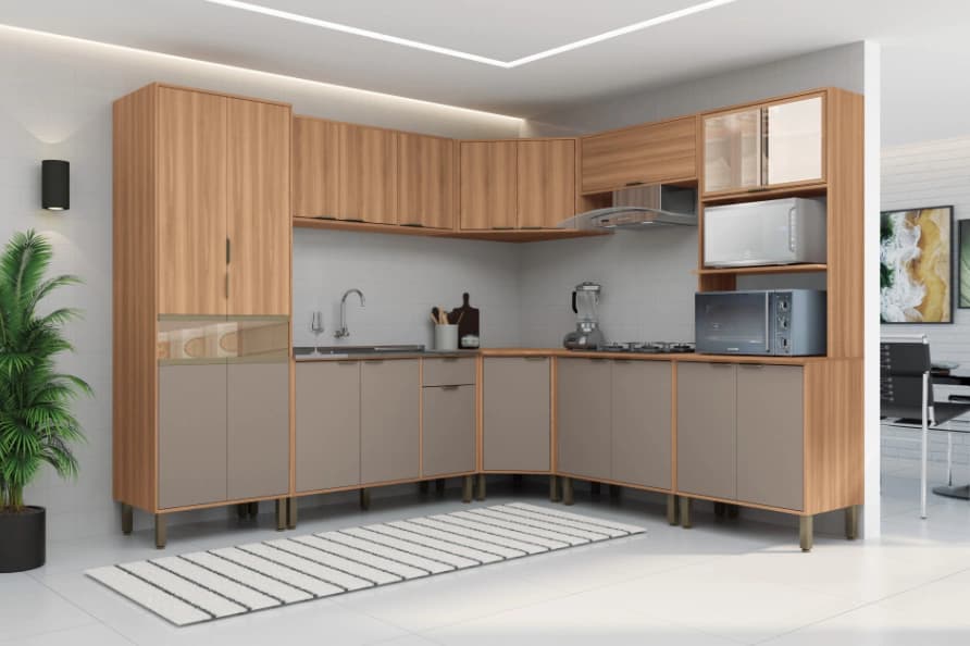 Cozinha Modulada Móveis Sul Louise